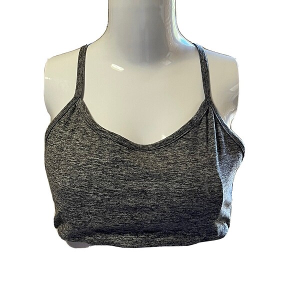 Sage Collective Sport Bra NWT XL Racerback Removable Cup Gray Fitness Athleisure - Picture 2 of 4